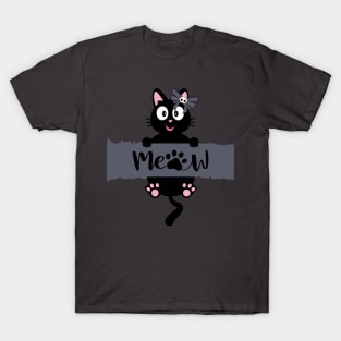 Black cat T-Shirt